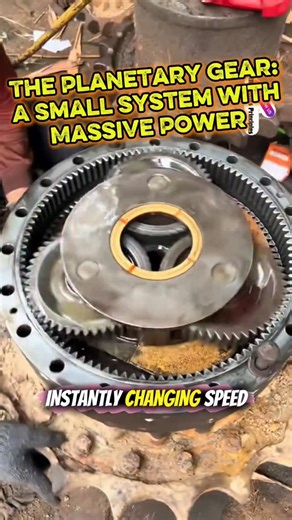 Mechanics Vision on Instagram: "The Planetary Gear: A Small System with Massive Power ⚙️ Follow for More Mechanics/Mechanical Principal, Science and Technology Videos. Like❣️ comments📋 Share📤 . #planetarygear #planetarygearbox #planetarygears #mechanics #mechanical mechanicalengineer"