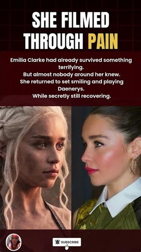 The Terrifying Secret Emilia Clarke Hid While Filming #gameofthrones