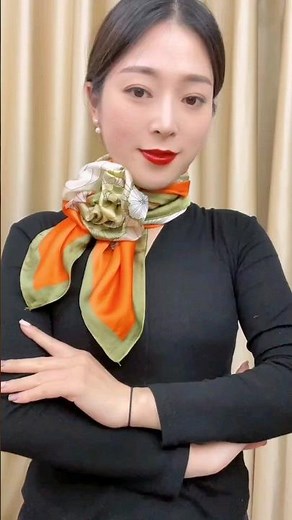 Necktie Roses Tutorial #shorts #scarfstyle ‪@BeautyFrame‬#scarf