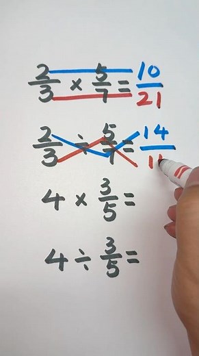 Multiplying & dividing fractions