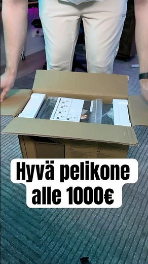 Hyvä pelikone alle 1000€ budjetilla? 🤔💰 Kasattu custom pelikone 🖥