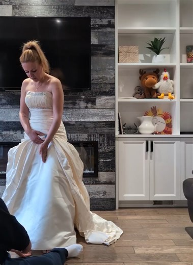 Transforming Wedding Dress into TTPD Dress for Taylor Swift Concert