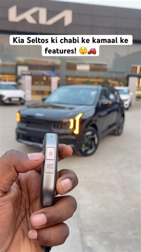 Kia Seltos ki chabi ke kamaal ke features! 😲🚗 #vikramrathourcars #kiaseltos