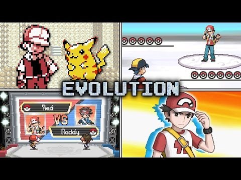 Evolution of Trainer Red Battles in Pokémon games (1999 - 2016)