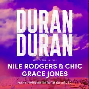 Tickets are on sale now for Duran Duran’s massive show next Summer at American Express presents BST Hyde Park! Get yours now to see us on Sunday 11th July, joined by special guests Nile Rodgers & CHIC and Grace jones. | Duran Duran