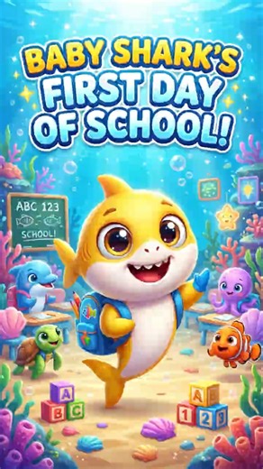Baby Shark's FIRST Day at Ocean School! 🦈🎒