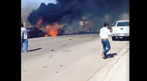 Military Jet Crashes Into California Neighborhood (Video)
