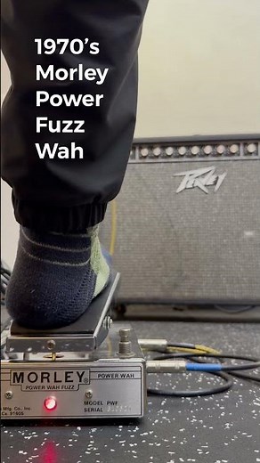 Morley Power Fuzz Wah with #Peavey Classic #fuzzpedals #morley #guitarpedals #vintageguitars