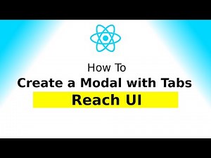 Create a Modal with Tabs in React using Reach UI