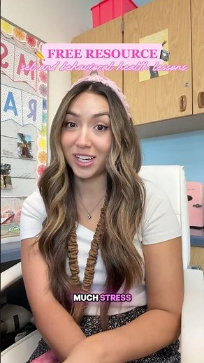 Free SEL & behavioral health lessons made for our classrooms 🤍 #teacher #freeresources #sel #bts