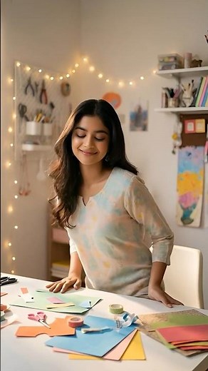 Easy Paper Flower Making 🌺 | Simple DIY Craft Idea