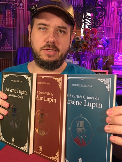 Biblioteca Arsène Lupin Volume 02 - Box com 3 Livros #lupin #tiktokshopbr99 #arsenelupin #indicacaodelivros