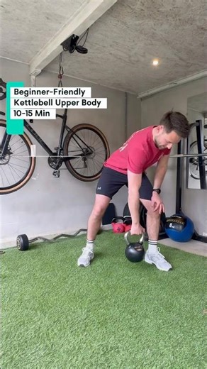 Kettlebell Upper Body. Beginner Friendly. 10-15 min. 🔥