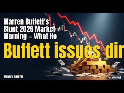 Warren Buffett's Blunt 2026 Market Warning — What He Said