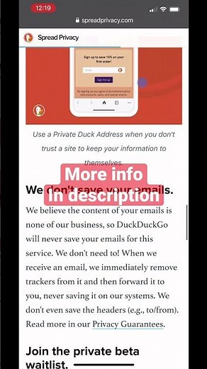 DuckDuckGo can now block email tracking with free @duck.com email address #shorts #tech #news