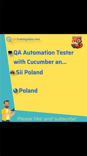 QA Automation Tester with Cucumber and Playwright (f/m/x)