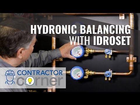 How to Balance a Hydronic System with iDROSET