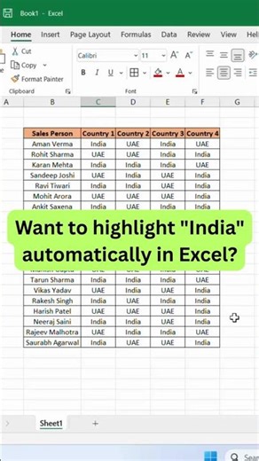Highlight Specific Text in Excel Automatically | Excel Conditional Formatting Trick #exceltips