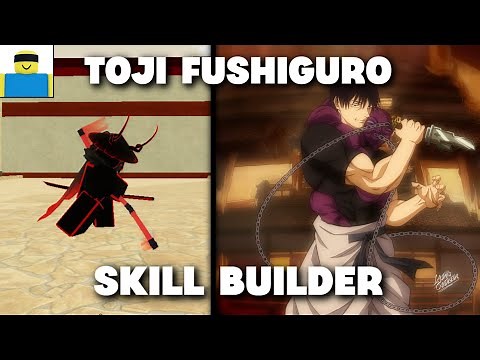TOJI FUSHIGURO MOVESET! Jujutsu Shenanigans *SKILL BUILDER* (JJS)