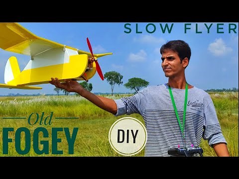 Slow Flyer RC Plane Build & fly
