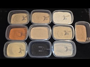 My Sand Collection 🥰🥰🥰 Part 1 #asmr #satisfying #sand #sandplay #asmrsand