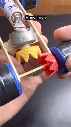 inspiration mainan creative mobil dari tutup botol #ideas #toys #kerajinan #idebarangbekas #mainan
