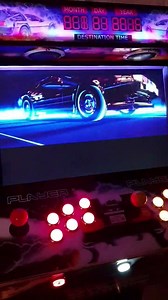 Borne d'arcade XL " BACK TO THE FUTURE " 15 000 jeux inclus !!! Paiement 3 x sans frais Https://www.arcade-retro.com Site de vente de borne d'arcade personnalisée | Arcade RETRO