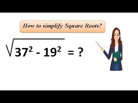 How to simplify Square Roots | Cambridge interview question #maths #mathematics #algebra