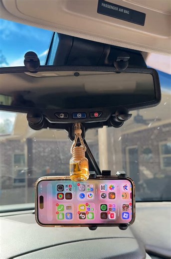 Adjustable Mirror Phone Mount for Easy Use