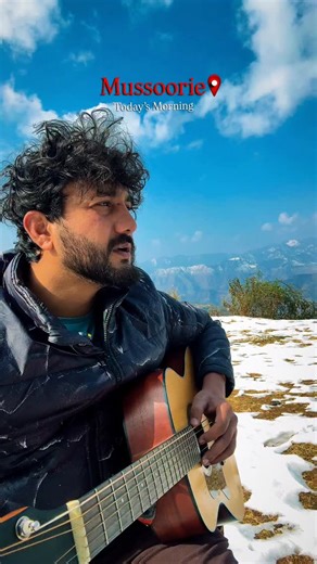 Mukesh Chauhan || Singer & Performer | Kal raat snowfall, aaj subah Mussoorie… aur yeh gana bilkul fit baith gaya ✨❄️ “Tumhare shehar ka mausam bada suhana lage…” 🎶 Feeling like... | Instagram