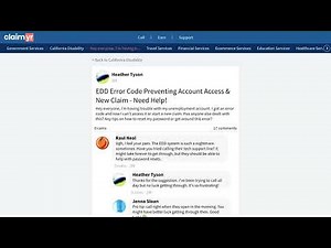 How to Fix California EDD Account Access Error Code Issues Step by Step Guide