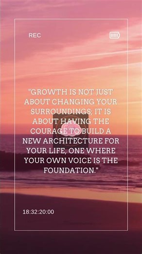 Every step you take to "unmute" your thoughts and build your own path is an act of architecture...🌊