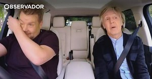 Há Carpool Karaoke. E depois há Carpool Karaoke com sir Paul McCartney