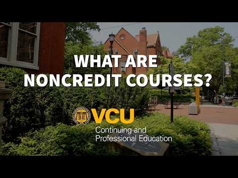What Are Noncredit Courses?