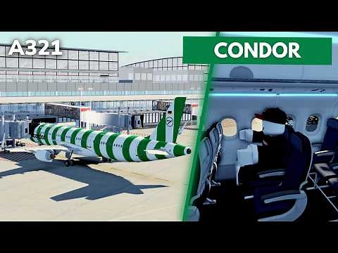 CONDOR A321 (Economy) | ROBLOX Airline Flight Review