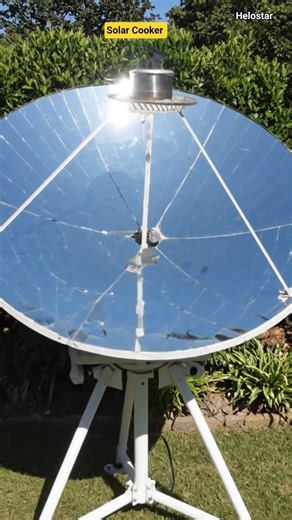 Solar heat absorption | Parabolic Solar Cooker #technologia #solarcooker #savegas #gascylinder DIY