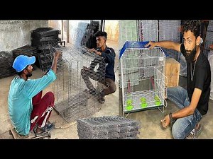 The Perfect Bird Cage: Interesting Traditional Art of Birds Friendly Cage Making from Iron Wires