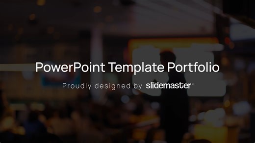 Slidemaster PowerPoint Template Portfolio
