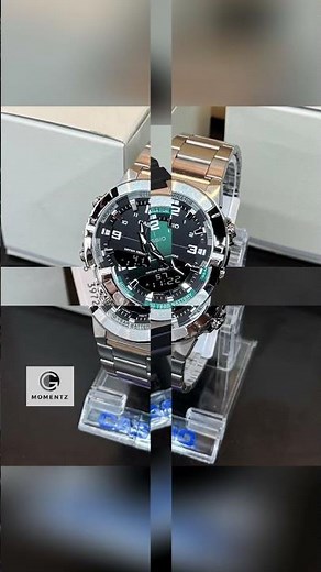 AMW 870DA CASIO analog and digital alarm watch