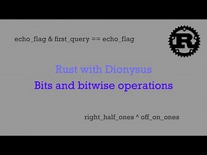 Rust Programming: 6. Bits and bitwise operators