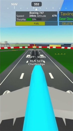 KLM, Greater Rockford to Perth Full Flight #plane #ptfs #aviation