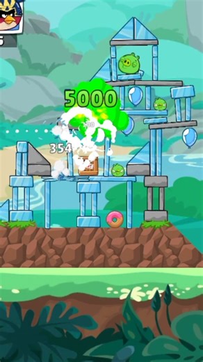 It's No Skill, but lucky, Shoot Angry Bird #cartoon #games #angrybirds #short #viral