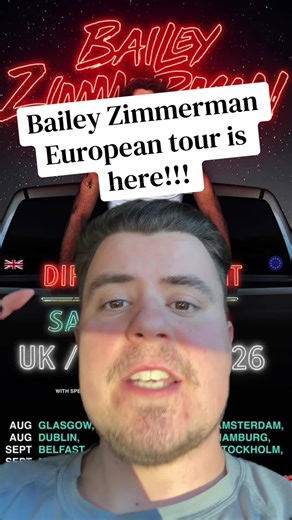 Bailey Zimmerman's Exciting European Tour Announcement
