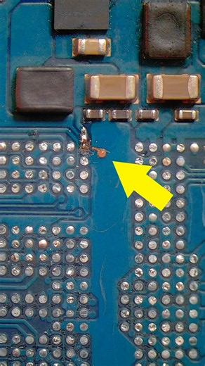 Damaged Pad Repair #mobilerepair #technology