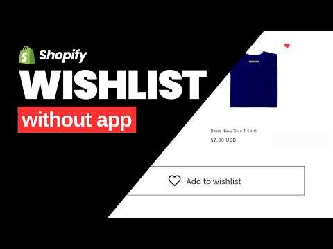 Shopify Wishlist Without App (Step-by-Step) | Shareable Wishlist Using Code