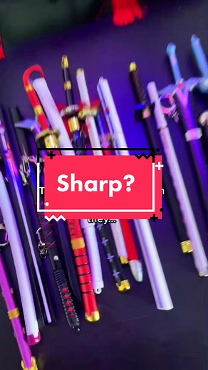 They’re actually harmless keychains #minikatana