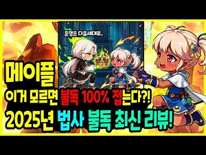 [메이플] "이것" 모르고 🔥불독 시작하면 100% 접습니다 👩‍🚀 하지만 돌고 돌아 불독인 이유🚀 [2025년 최신 법사 불독 리뷰]