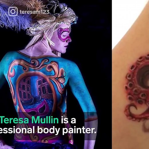 This body artist makes animals come to life