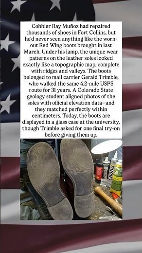 He Walked The Same Route For 31 Years, Look What It Did To His Boots!