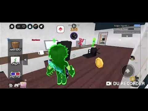 Jogando MM2 com mod menu KKKKKK